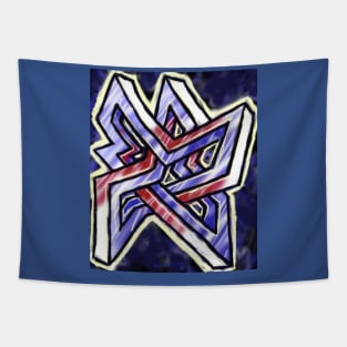 Dancing Inter-dimensional Star Steely Dancer Tapestry