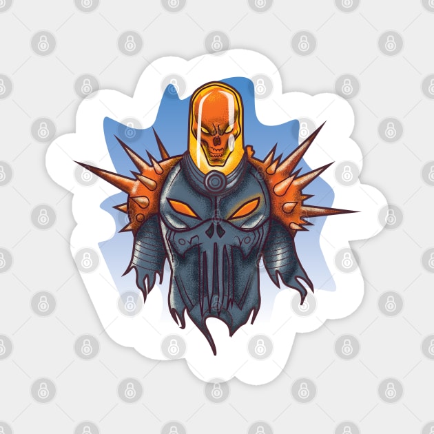 Cosmic Ghost Rider Magnet by dbcreations25