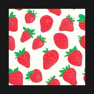 Strawberry Pattern T-Shirt