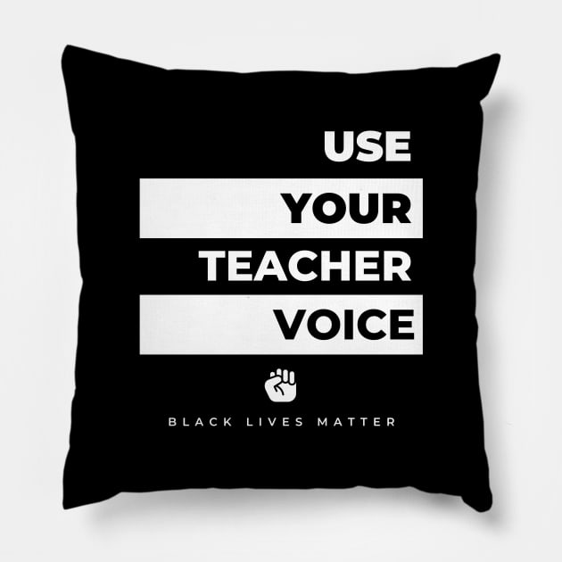 Use Your Teacher Voice! Pillow by Teaching At Tiffany's 