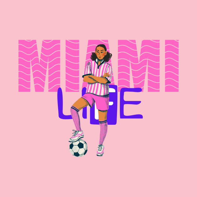 Miami goalkeeper pink female by LuluCybril