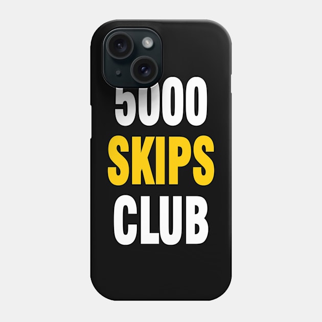 5000 SKIPS CLUB Phone Case by Chandan