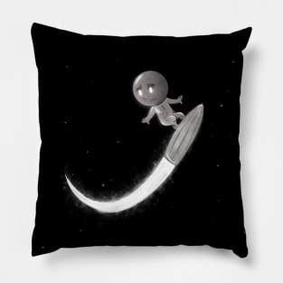 SilverSwoosh Pillow