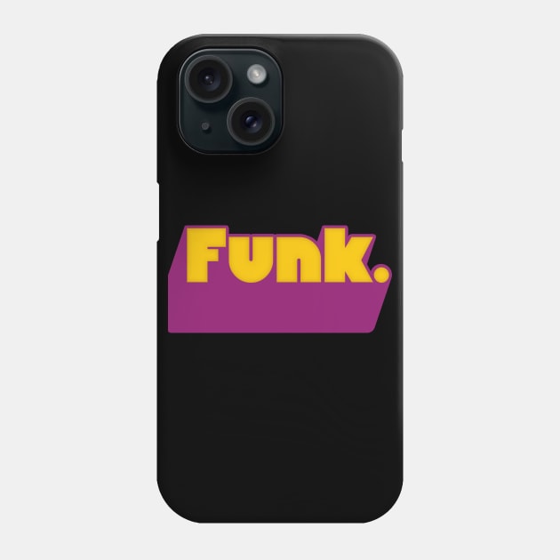 FUNK //// Retro 70s Music Fan Design Phone Case by DankFutura