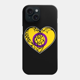 Intersex Flag LGBT+ Heart Phone Case