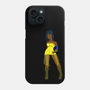 Kayla Ferrari (robe jaune) Phone Case