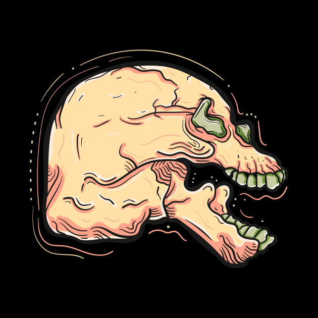 Animal skull head by happymonday