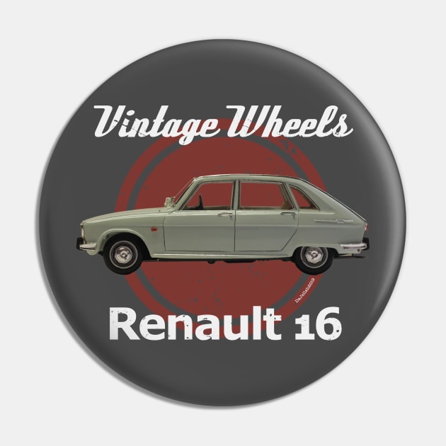 Vintage Wheels - Renault 16 Pin by DaJellah