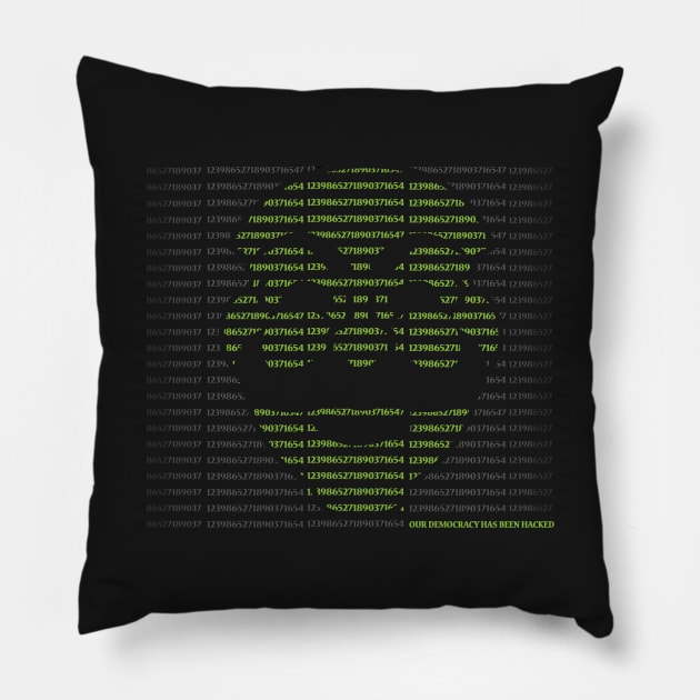 Hack the World Pillow by Samiel