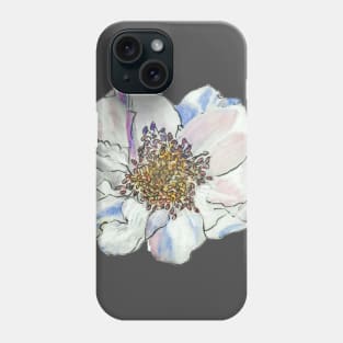 White Camellia Phone Case