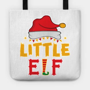 Littele Elf Chistmas Graphic Design T-shirt Tote