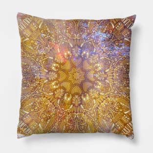 Boho Style geometric Vintage Pattern Pillow