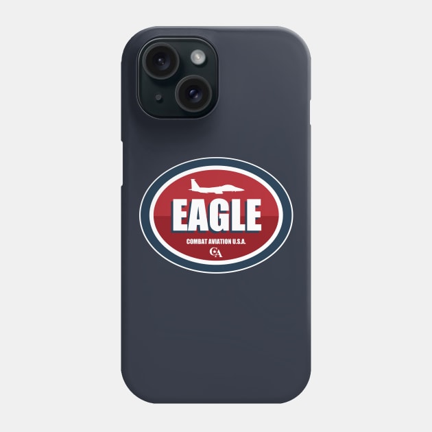 F-15 Eagle Patch Phone Case by Tailgunnerstudios