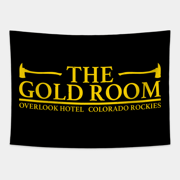 Gold Hotel Tapestry by nickbeta