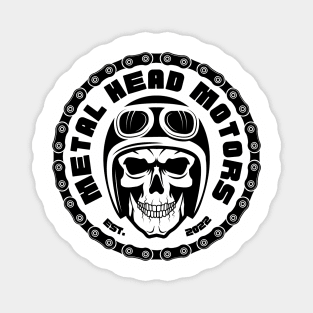 Metal Head Motors - Skull Chain Magnet