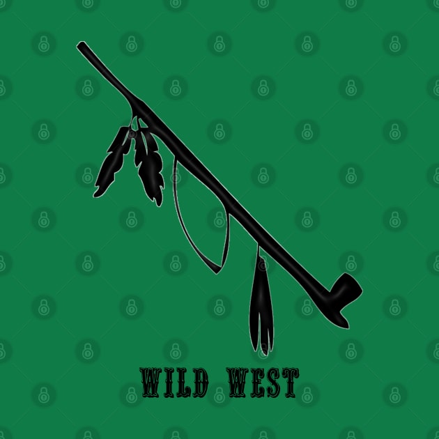 Western Era - Wild West Indian Peace Pipe by The Black Panther