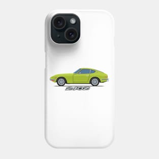 240z Fairlady classic sport coupe side green light Phone Case