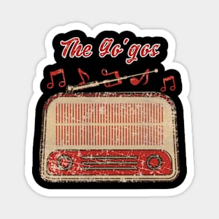 Retro The Go'Gos Magnet