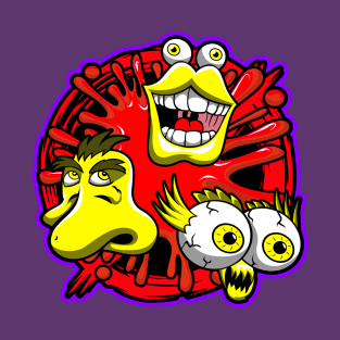ECTO-PLAZM - Series 2 - Come to your Senses Ghosts T-Shirt