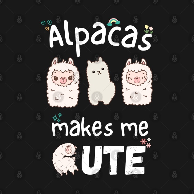 Alpaca Makes me Cute by XYDstore