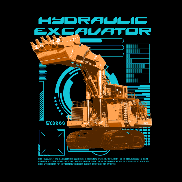Hydraulic excavator by plutominer