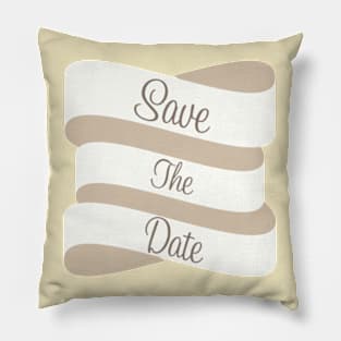 Save ANd Date Pillow