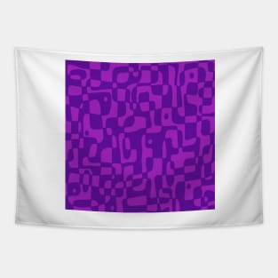 Soft shapes in purple Tapestry