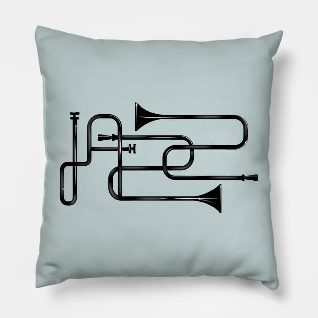 Jazz Pillow by bluehair