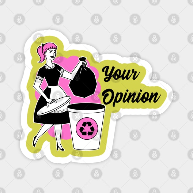 Your Opinion Means this Much | Sarcasm Magnet by Soulfully Sassy