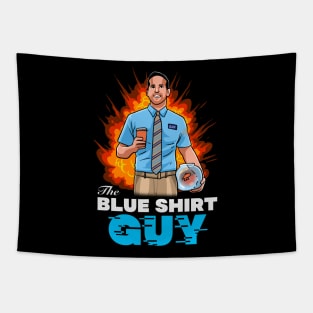 Blue Shirt Guy Tapestry