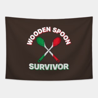 Wooden spoon survivor Tapestry