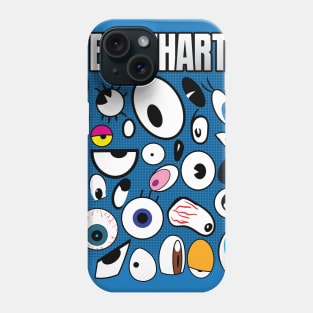 Eye Chart with Cartoon Eyes Phone Case