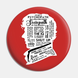 Sherlock Quotes Pin