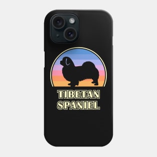 Tibetan Spaniel Vintage Sunset Dog Phone Case