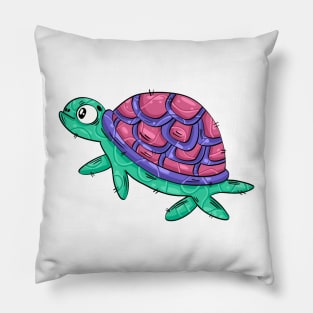 Exotic animals, turtle, cute animals,zoo animals,exotic jungle animal,jungle animal Pillow