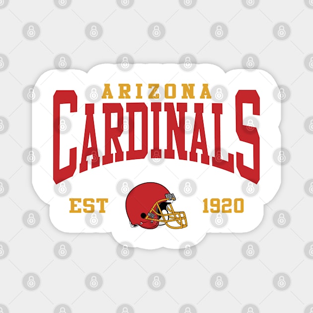 Retro Arizona Football Magnet by genzzz72