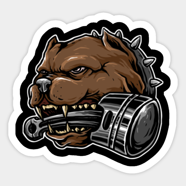 angry pitbull dog
