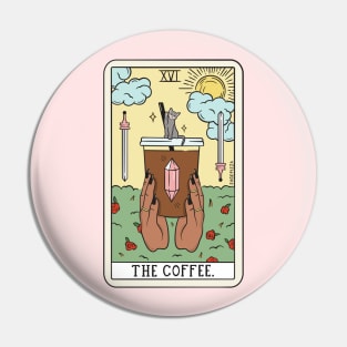 COFFEE (DARK) READING Pin