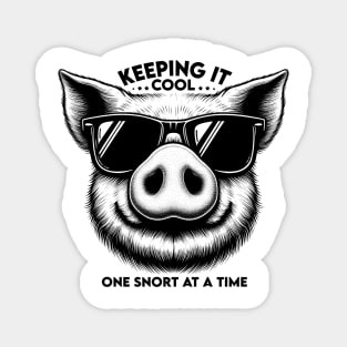 Snout So Cool - Keeping it Cool,  One Snort at a Time Magnet