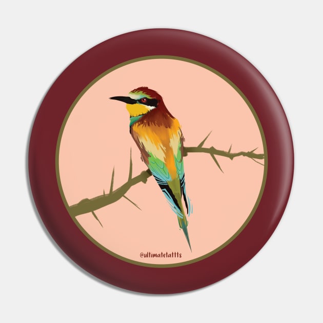 Euroasian Bee Eater Pin by tattts