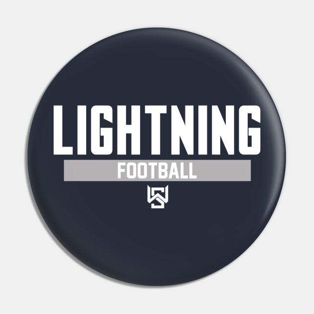 West Side Lightning Football Pin by twothree