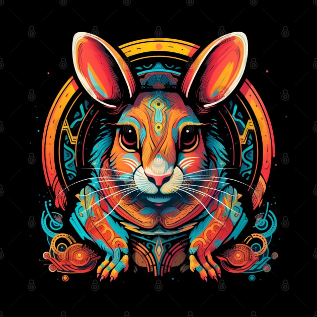 Elevate Your Style and Attract Fortune - Vibrant Zodiac Rat Design by Kneazal