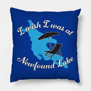 I Wish I Was at Newfound Lake Pillow