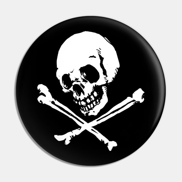 Skull and Crossbones Pin by imdesign