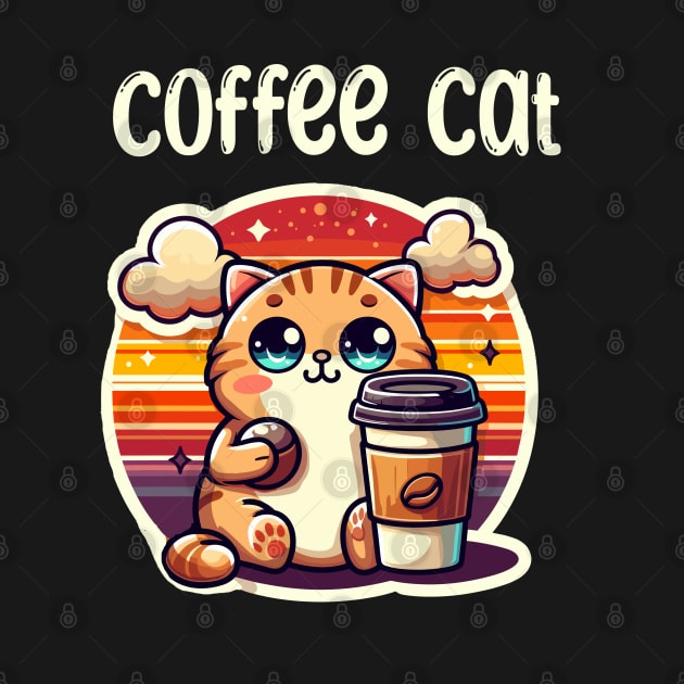 Coffee Cat by dinokate