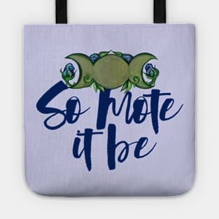 So Mote It Be Triple Moon Tote