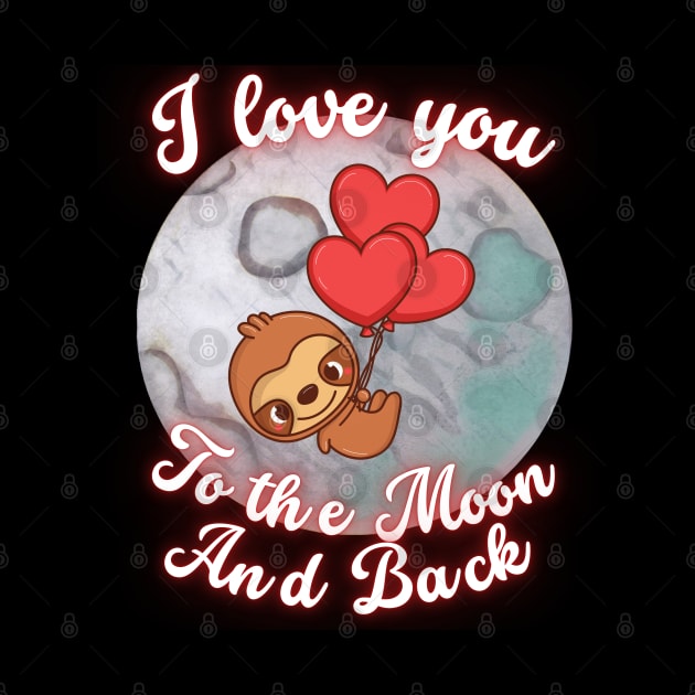 I Love You to the Moon and Back I Love My by Barts Arts