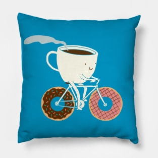 Coffee and donuts Pillow