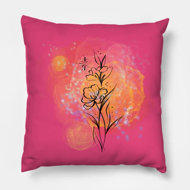 watercolor Pillow by pimkie