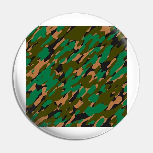 Green Olive Camouflage Pin by Tshirtstory